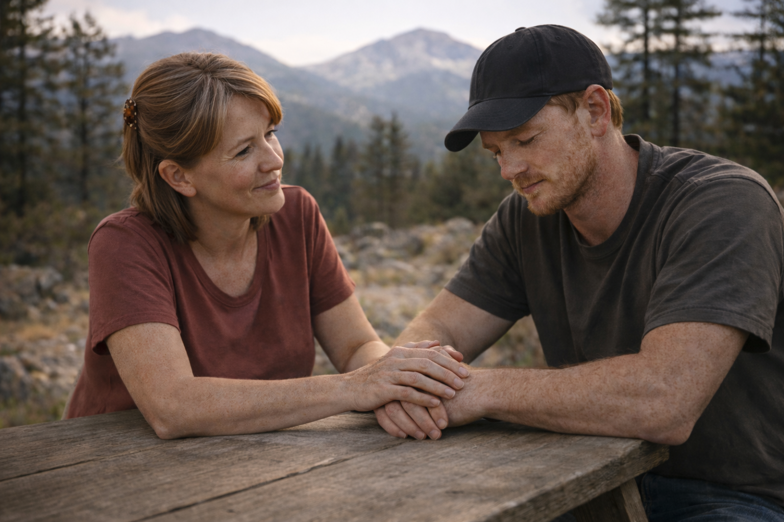 Amanda Robinson and her son Garrett
