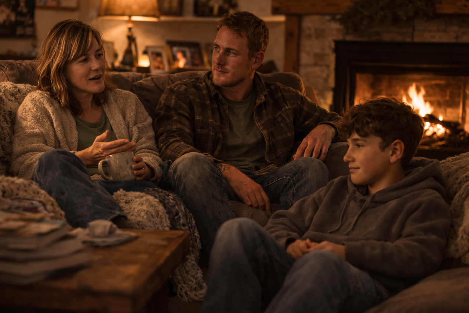 Amanda, Garrett, and Dylan Robinson